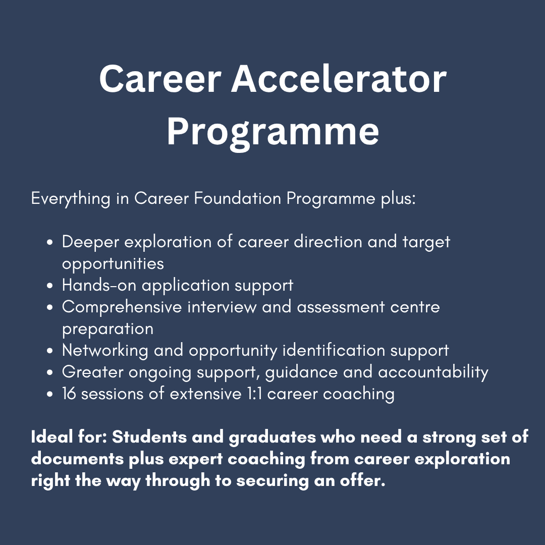 Career Accelerator Programme